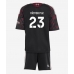 Tanie Strój piłkarski Liverpool Victor Munoz #23 Koszulka Trzeciej dla dziecięce 2026-27 Krótkie Rękawy (+ szorty)